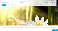 Desktop Screenshot of etm-solarservice.de